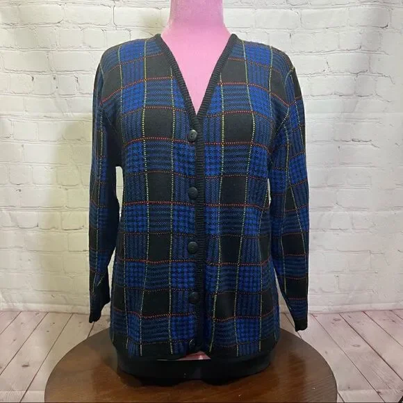 14 VINTAGE NORTON MCNAUGHTON CARDIGAN. Preppy - Picture 5 of 13